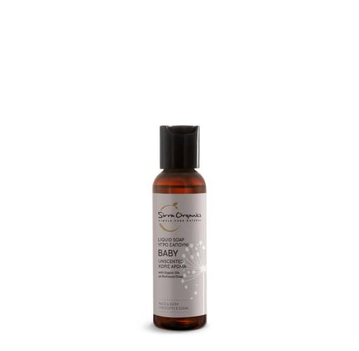 Sapun lichid fara miros pentru copii, 60ml, Sirra Organics