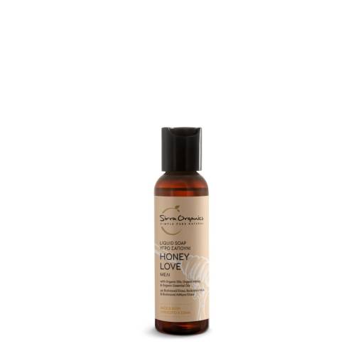 Sapun lichid cu miere Honey Love, 60ml, Sirra Organics