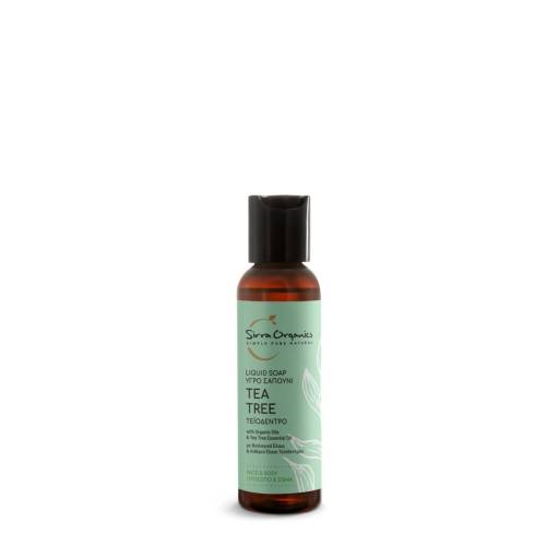 Sapun lichid Tea Tree, 60ml, Sirra Organics