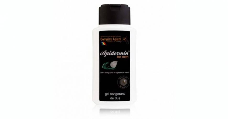 APIDERMIN GEL DUS PENTRU BARBATI REVIGORANT 200ml, COMPLEX APICOL
