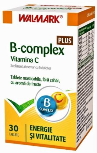 Walmark B Complex + Vitamina C - 30 tablete