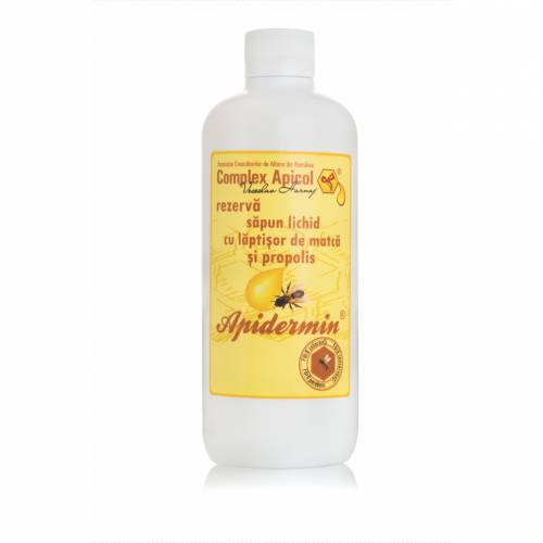 SAPUN LICHID REZERVA APIDERMIN 500ml, Complex Apicol