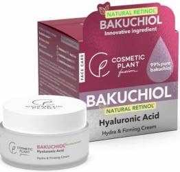 BAKUCHIOL – Hydra & Firming Cream cu 99% Bakuchiol pur (Natural Retinol) și Acid Hialuronic 50 ml Cosmetic Plant