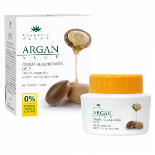 Crema regeneranta de zi cu ulei de argan 50ml - Cosmetic plant