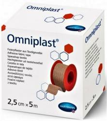 Hartmann Omniplast plasture pe suport textil 2.5cm/5m - 1 rola