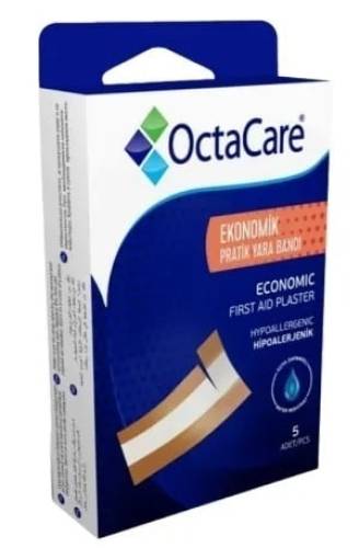 OctaCare Plasture Economic de Prim Ajutor, 5 buc