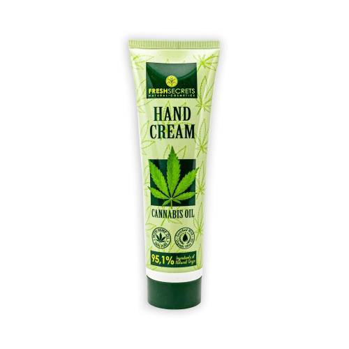 Crema de maini cu ulei de canepa, 100ml, Fresh Secrets