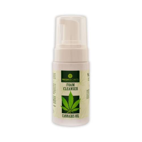 Spuma de curatare faciala cu canabis, 100ml, Fresh Secrets