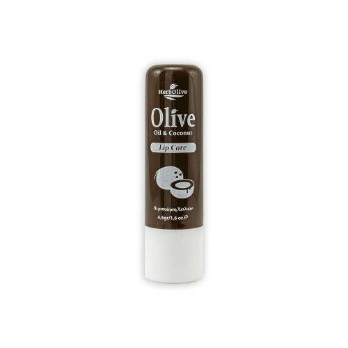 Balsam de buze cu ulei de masline si aroma de nuca de cocos, 4.5g, Herbolive