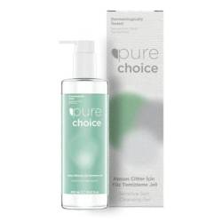 Gel de curatare faciala vegan pentru ten sensibil si ten cu pete, 400ml, Pure Choice