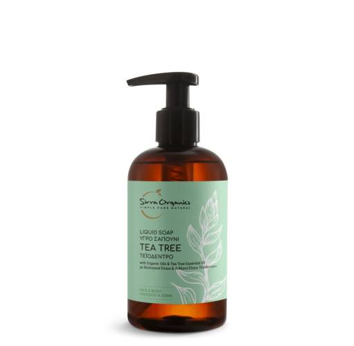 Sapun lichid Tea Tree, 250ml, Sirra Organics