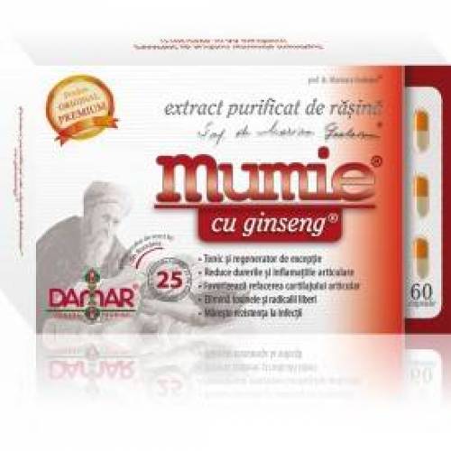 Mumie Rasina Ginseng 60cps - Damar General
