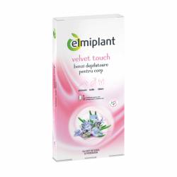 Benzi depilatoare pentru corp, Velvet touch, 12benzi si 2 servetele - Elmiplant