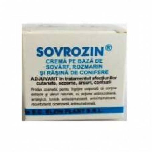 Sovrozin crema - sovarf, rozmarin si conifere 50ml - ELZIN PLANT