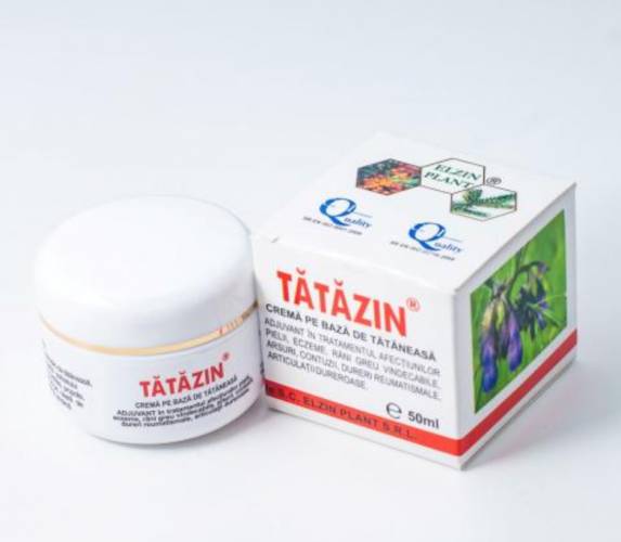 Crema pe baza de tataneasa, Tatazin, 50ml - Elzin Plant