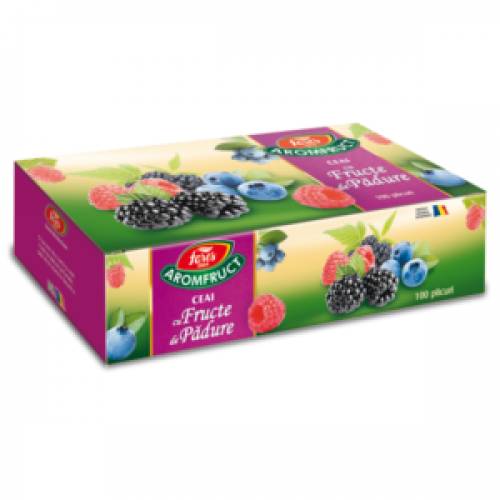 Aromfruct ceai cu fructe de padure, 100 plicuri - Fares