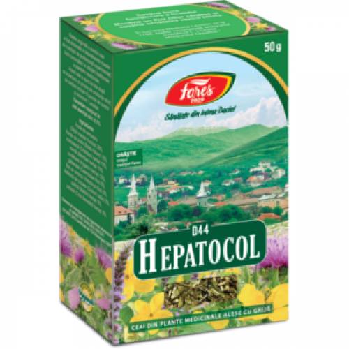 Ceai Hepatocol (hepatic) - D44 - 50g - Fares