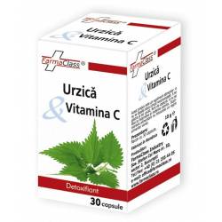 URZICA SI VITAMINA C 30cps, FARMACLASS