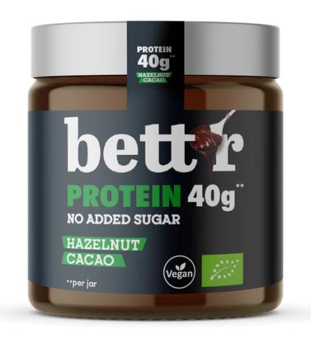 Crema proteica de alune de padure si cacao, eco-bio, 250 g, Bettr