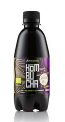 Kombucha cu lamaie si ghimbir indulcita cu stevia, eco-bio, 330 ml, Vita Organic