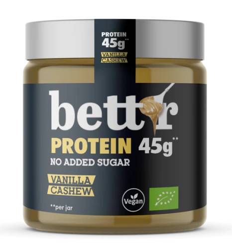 Crema proteica de caju si vanilie, eco-bio, 250 g, Bettr