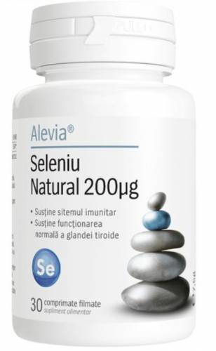 Seleniu natural 200mcg 30cps - Alevia
