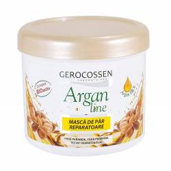 Masca de par reparatoare cu ulei de argan si keratina, ArganLine, 450ml - Gerocossen