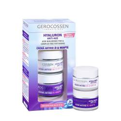 Pachet creme antirid de zi si de noapte, Hyaluron anti-age, 50ml si 50ml - Gerocossen