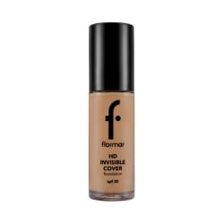 Fond de ten Invisible Cover HD 120 Honey, 30ml, Flormar