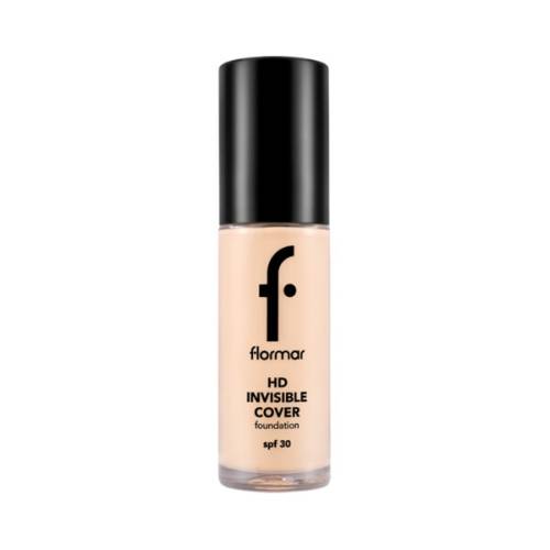 Fond de ten Invisible Cover HD 20 Porcelain, 30ml, Flormar