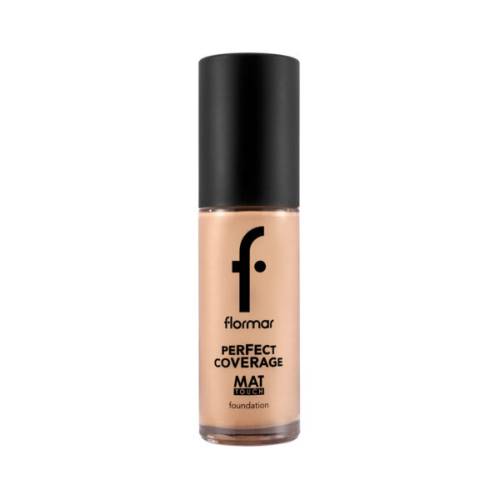 Fond de ten mat Perfect Coverage Mat Touch 308 Fair Ivory, 30ml, Flormar
