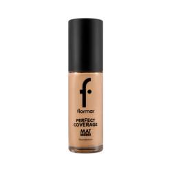 Fond de ten mat Perfect Coverage Mat Touch 313 Medium Beige, 30ml, Flormar