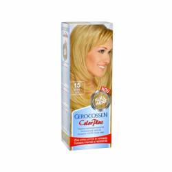 Vopsea de par, nuanta 15 blond clar, Color Plus, 50g - Gerocossen
