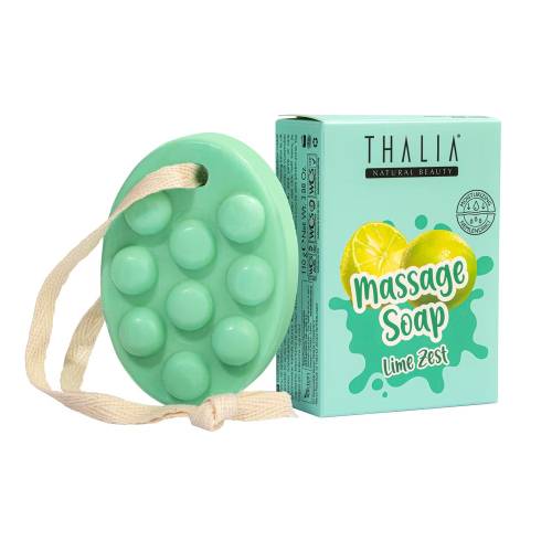 Sapun pentru masaj Lime Zest, 110g, Thalia