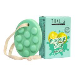 Sapun pentru masaj Lime Zest, 110g, Thalia