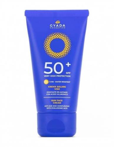 Crema SPF 50+ fata cu acid hialuronic, 50 ml, Gyada Cosmetics