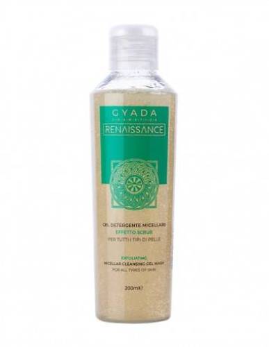 Gel de curatare pentru fata exfoliant, pentru toate tipurile de piele, 200 ml, Gyada Cosmetics