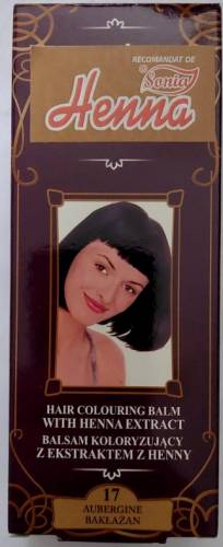 HENNA BALSAM COLORARE NR 17 VIOLET 75ML - HENNA SONIA
