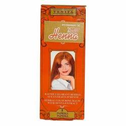 Balsam colorant pentru par nr. 5, nuanta blond paprika, 75g - Henna Sonia