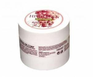 Crema de corp cu micronizat de strugure rosu, 150ml - Herbagen