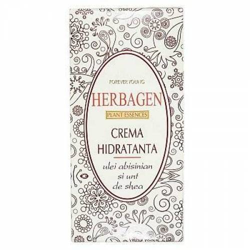 Crema hidratanta cu ulei abisinian si unt de shea, 100g - Herbagen