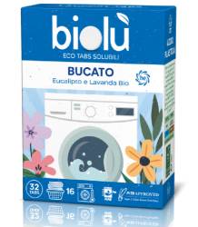 Tablete ecologice pentru masina de spalat rufe cu eucalipt si lavanda, 32 bucati, Biolu