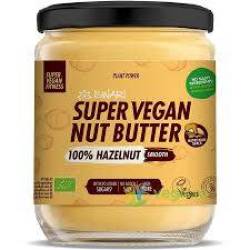 Crema crocanta din arahide, Super Vegan, fara zahar, eco-bio, 400 g, Iswari
