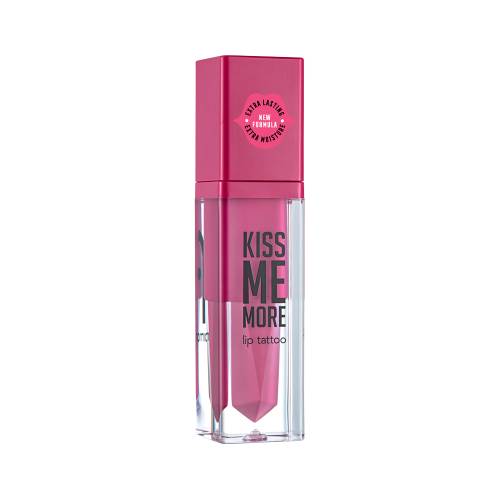 Ruj lichid Kiss Me More Lip Tattoo No 24 Crazy Pink, 3.8ml, Flormar