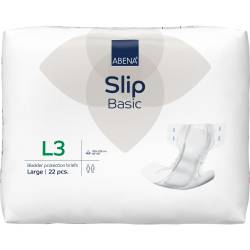 Scutece pentru adulti Slip Basic L3 cu absorbtie 3300ml, 22 bucati, Abena
