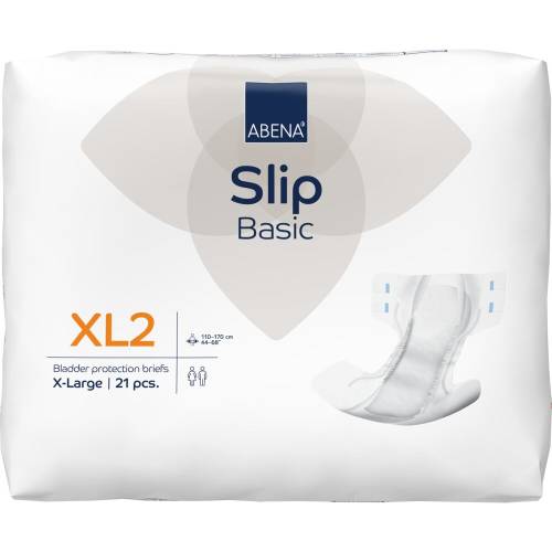 Scutece pentru adulti Slip Basic XL2 cu absorbtie 3300ml, 21 bucati, Abena