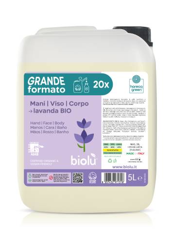 Sapun lichid cu lamaie si lavanda, 5 l, Biolu
