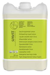 Detergent ecologic lichid pentru vase cu lamaie, 10 l, Sonett