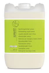 Detergent ecologic lichid pentru vase cu lamaie, 20 l, Sonett