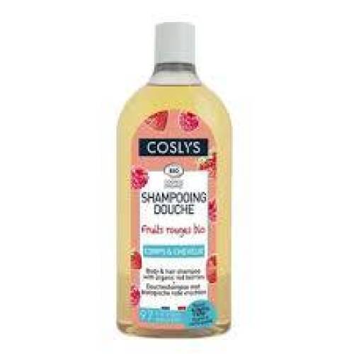 Gel de dus si sampon cu fructe de padure, eco-bio, 1000 ml, Coslys